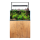 Aquael UltraScape 90 Weißglas Aquarium Kombination Forest | 243 l Set mit dunklem Unterschrank