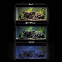 Aquael UltraScape 90 Weißglas Aquarium Kombination Snow | 243 l Set mit weißem Unterschrank