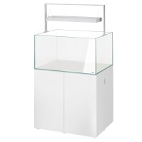 Aquael UltraScape 90 Weißglas Aquarium Kombination snow, 234 Liter (2.0)