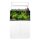 Aquael UltraScape 90 Weißglas Aquarium Kombination Snow | 243 l Set mit weißem Unterschrank