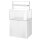 Aquael UltraScape 90 Weißglas Aquarium Kombination Snow | 243 l Set mit weißem Unterschrank
