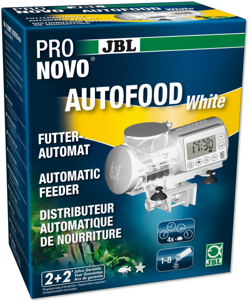 JBL Pronovo Autofood WHITE | Futterautomat (Weiße Variante)