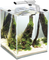 Aquael Leddy Slim Plant 2.0 weiß, Aufstecklampe für 20 - 30 cm breite Aquarien
