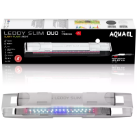 Aquael Leddy Slim DUO 16W Sunny Plant & Night 2.0, Aufsetzlampe für 40 - 67 cm breite Aquarien