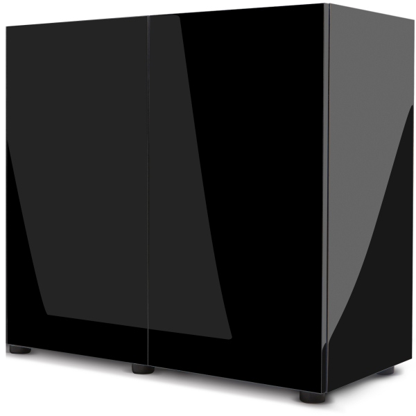 Aquael Cabinet Glossy 80 Unterschrank schwarz - 80 x 35 x 72 cm