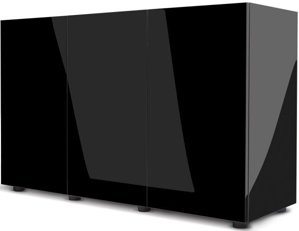 Aquael Cabinet Glossy 120 Unterschrank schwarz - 120 x 40 x 72 cm