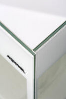 Aquael Aquariumset Glossy 80 Kombination Day & Night weiß | 125 l Aquarienkombination
