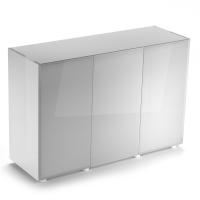 Aquael Aquariumset Glossy 150 Kombination Day & Night weiß | 405 l Aquarienkombination