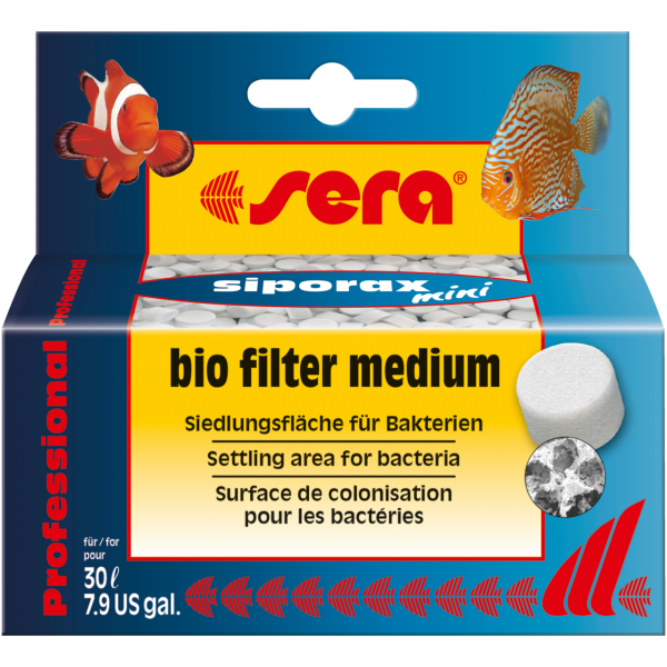 sera siporax mini Professional 130 g (500 ml) | biologisches Filtermedium bis 100 l
