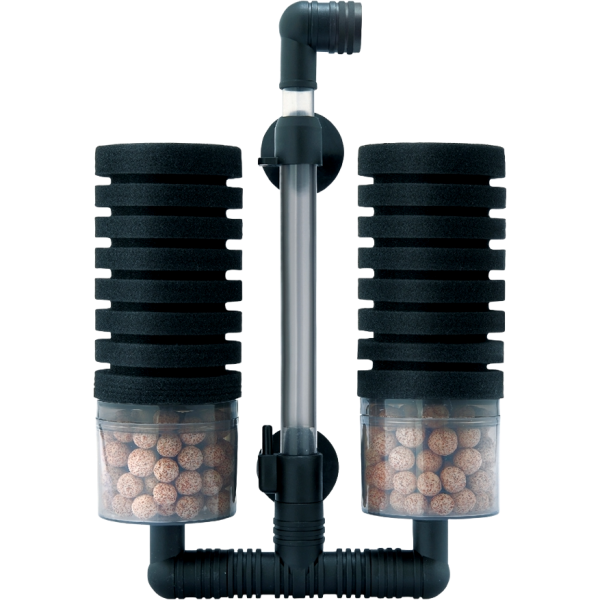 Aqua Nova NSF-MAXBIO-200L Doppel-Schwammfilter | Standard mit Saughalter
