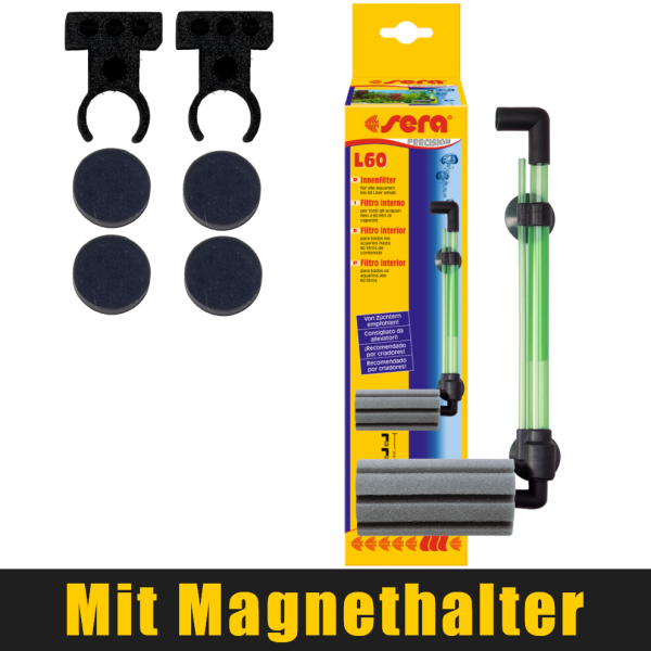 sera Innenfilter L60 und Magnethalterung