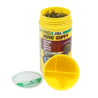 JBL Pronovo Guppy Flakes S | Prebiotisches Flockenfutter für Guppys