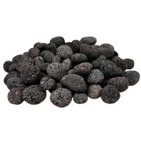 Crater Pebbles grau 20–30 mm | 2 kg Netz Hardscape-Steine für Aquascaping