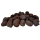 Crater Pebbles braun 20–30 mm | 2 kg Netz Hardscape-Steine für Aquascaping