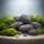 Crater Pebbles grau 30–120 mm | 2 kg Netz-Mix Hardscape-Steine für Aquascaping