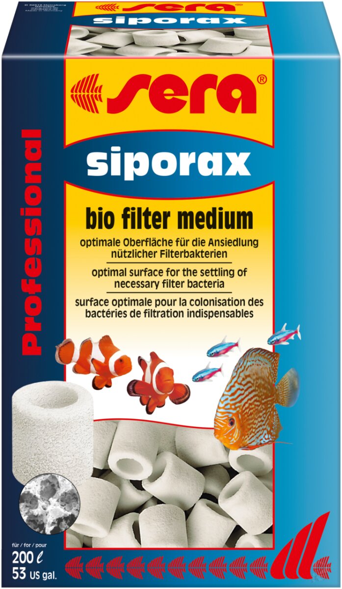 sera siporax Professional 1000 ml Süßwasser Meerwasser Filtermedium 