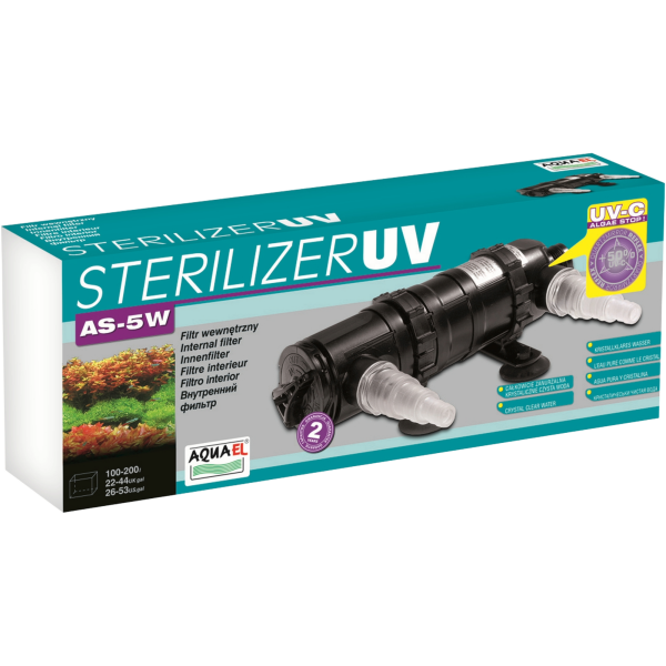 Aquael Sterilisator UV-C AS-5W, 5 Watt