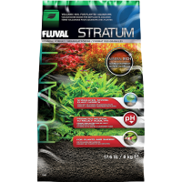Fluval Stratum Substrat für Pflanzen- und Garnelenaquarien, 8 kg