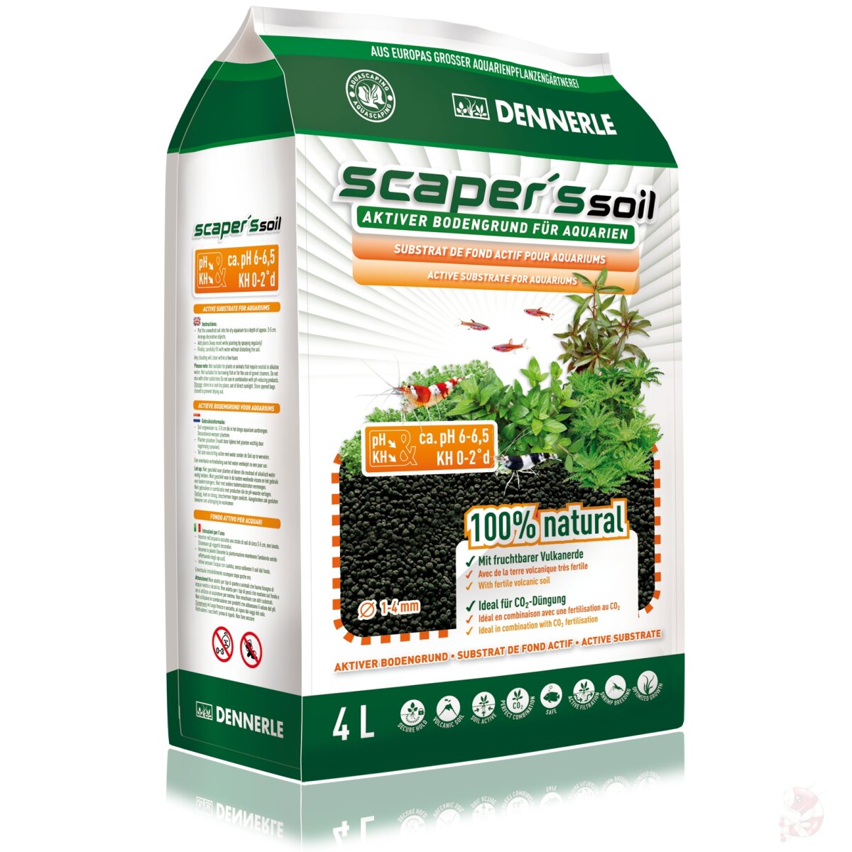 Dennerle Scaper\'s Soil, 4 Liter