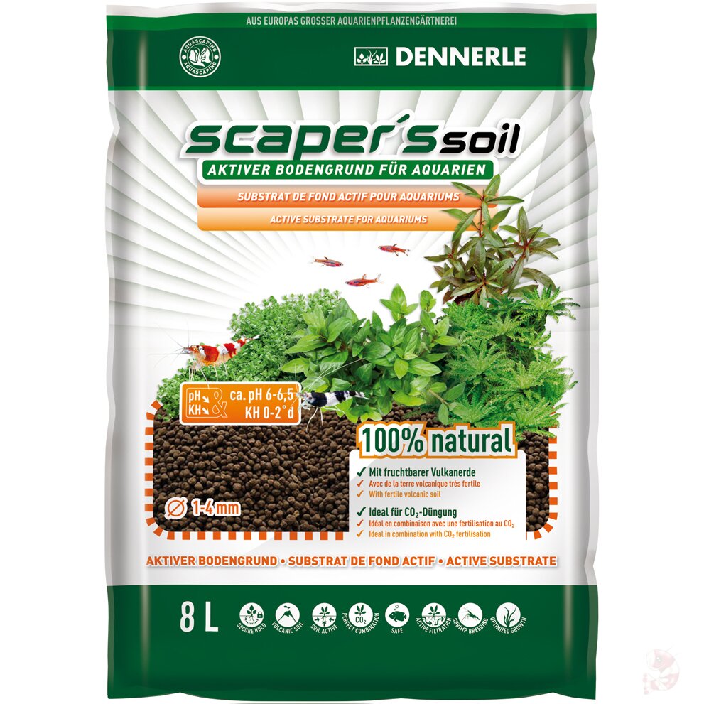 Dennerle Scaper\'s Soil, 8 Liter