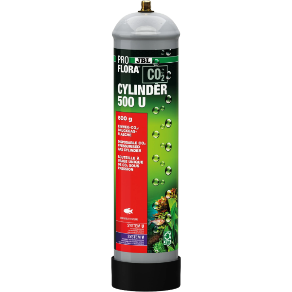 JBL Proflora CO2 Cylinder 500 U (500g Einwegflasche)