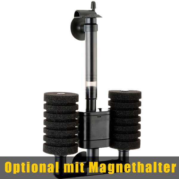 BOB - Doppel-Bio Schwammfilter mit Pumpe - optional mit Magnethalterung