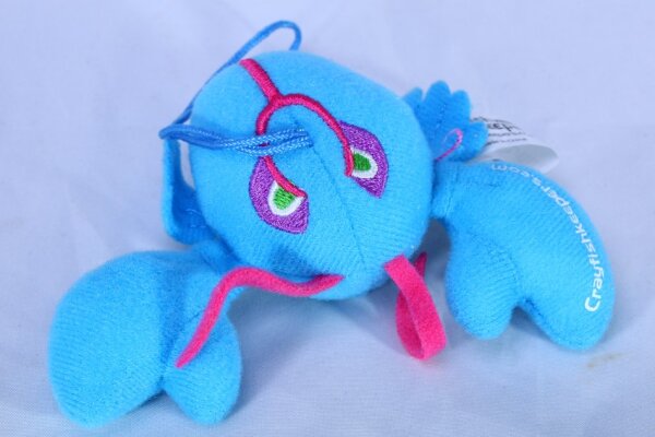 Krebspüppchen / Crayfish Doll blau - Schlüsselanhänger