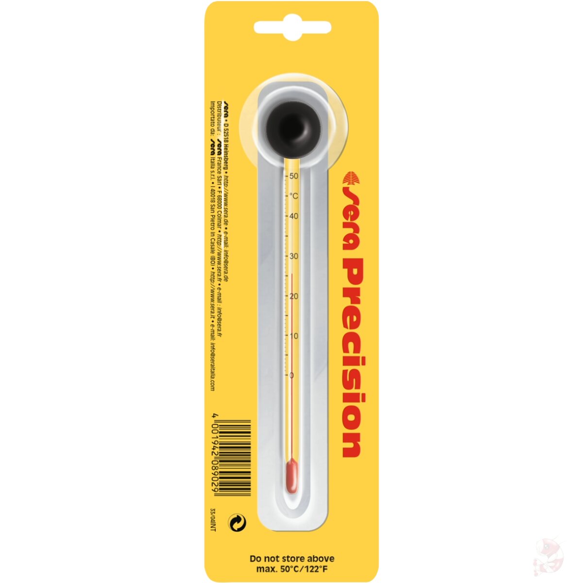 sera Präzisions-Thermometer, Länge 145 mm mit...