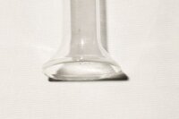 Glas Futterrohr mit Trichter, 32 cm lang
