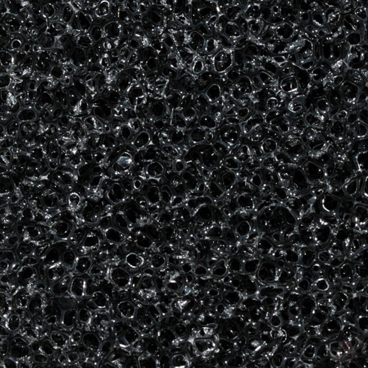 Filtermatte schwarz, 50 x 50 x 3 cm, 20 ppi
