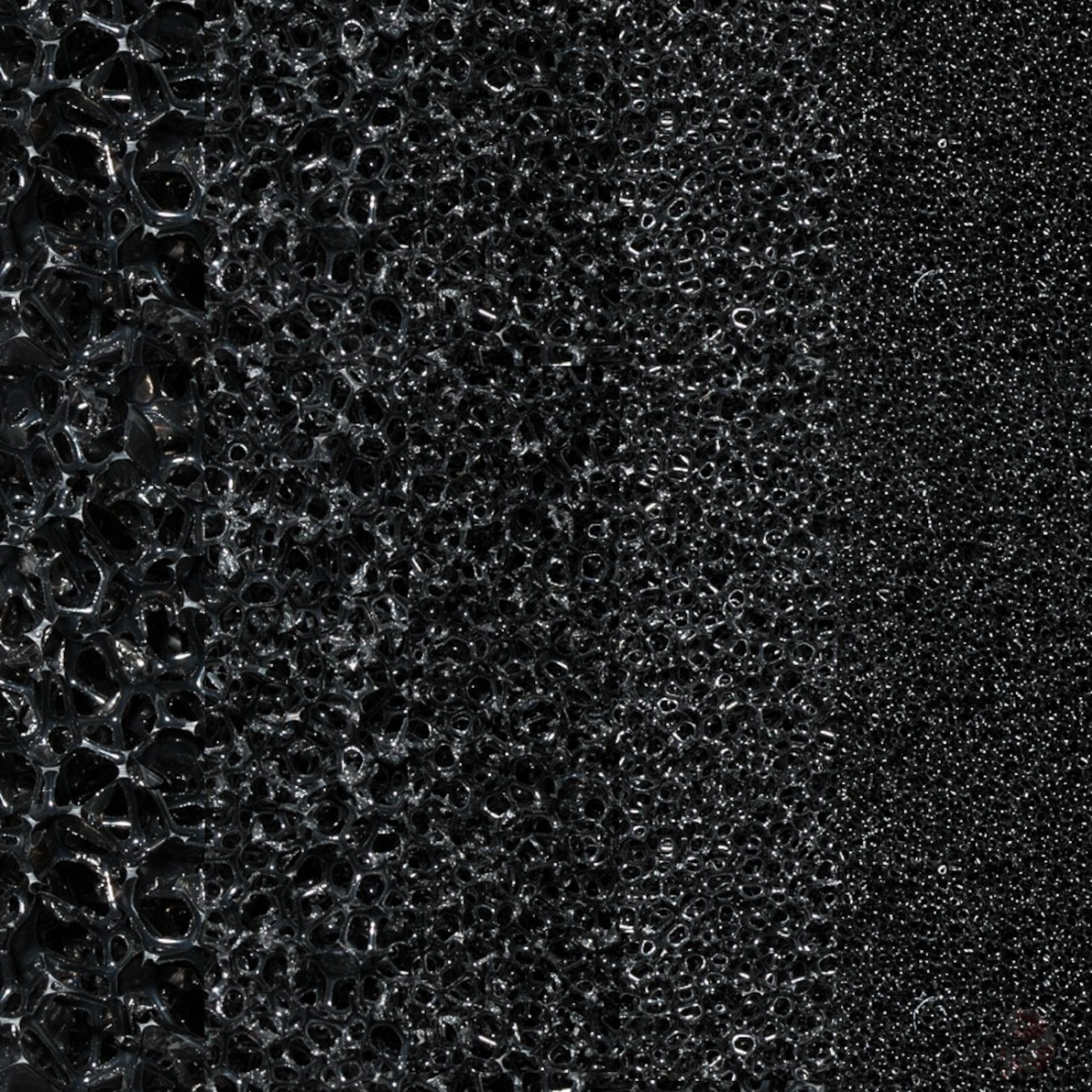 Filterschaum Filtermatte schwarz ca 50x50x2 bis 50x50x15cm Teich