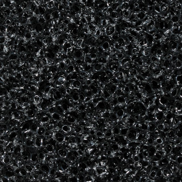 Filtermatte schwarz, 50 x 50 x 5 cm, 20 ppi