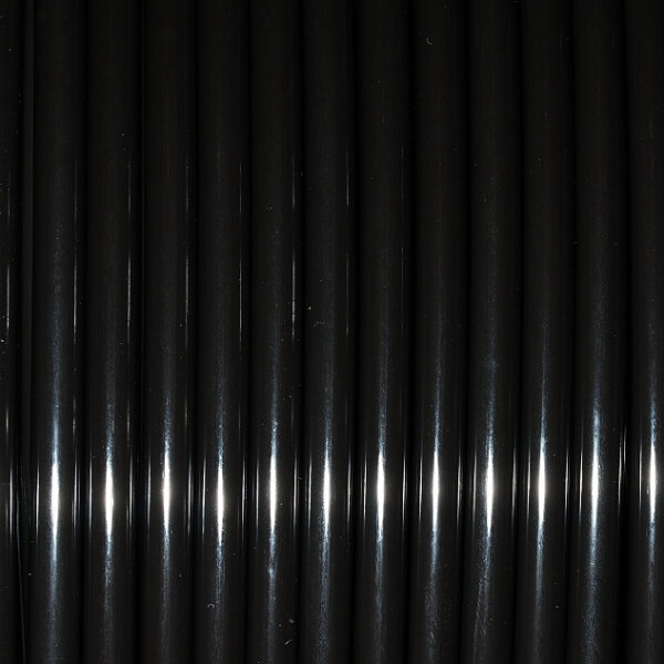 Schlauch schwarz 1/4" aus Polyethylen, 1 Meter
