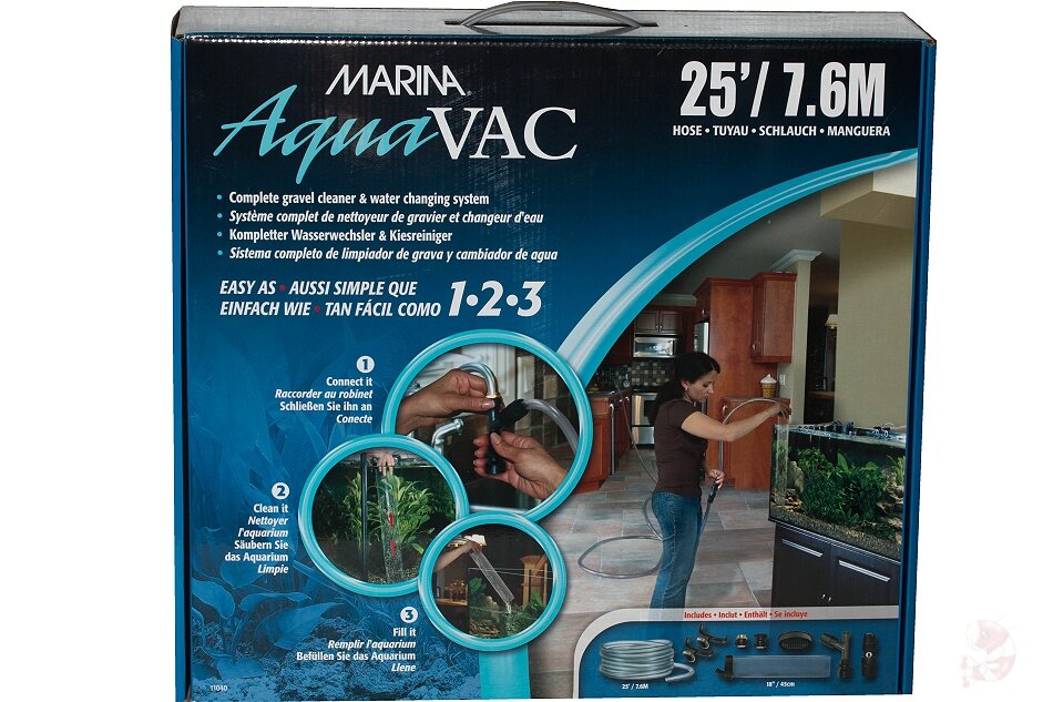Marina Aqua Vac, Wasserwechsler (Schlauch 7,5 m)
