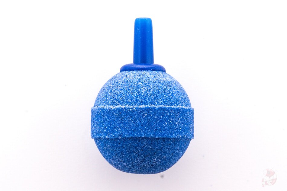 Ausströmer rund, blau - gepresst Ø 23-25 mm