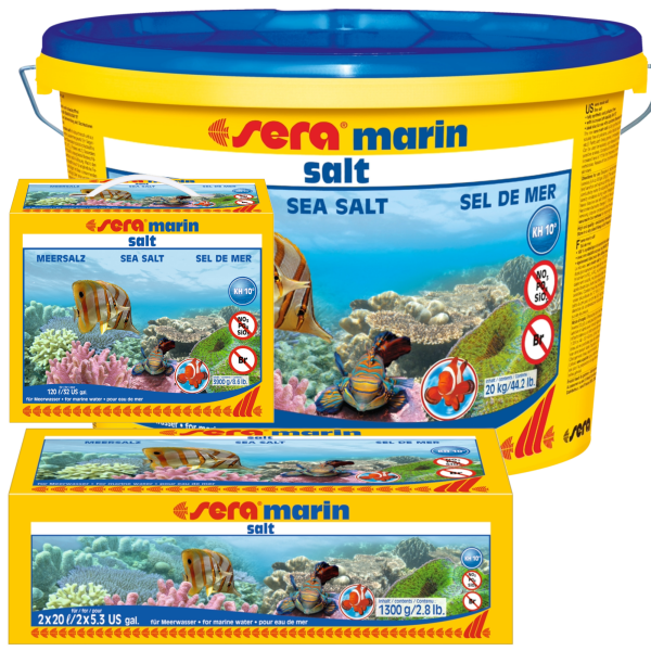 sera marin salt (Meersalz) - Für Meer- und Brackwasser