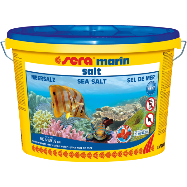 sera marin salt (Meersalz) - Für 600 Liter, 20 kg