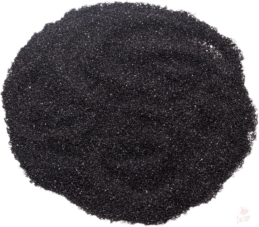 Garnelenkies schwarz 0,7-1,2 mm, 25 kg
