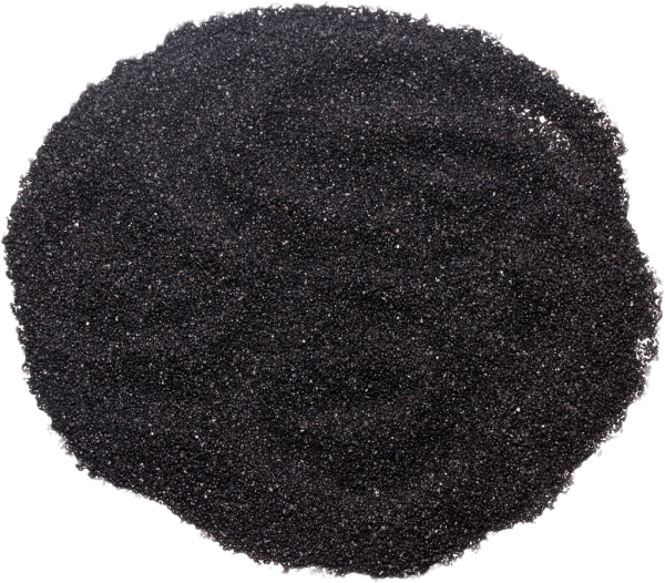Garnelenkies schwarz 0,7-1,2 mm, 25 kg